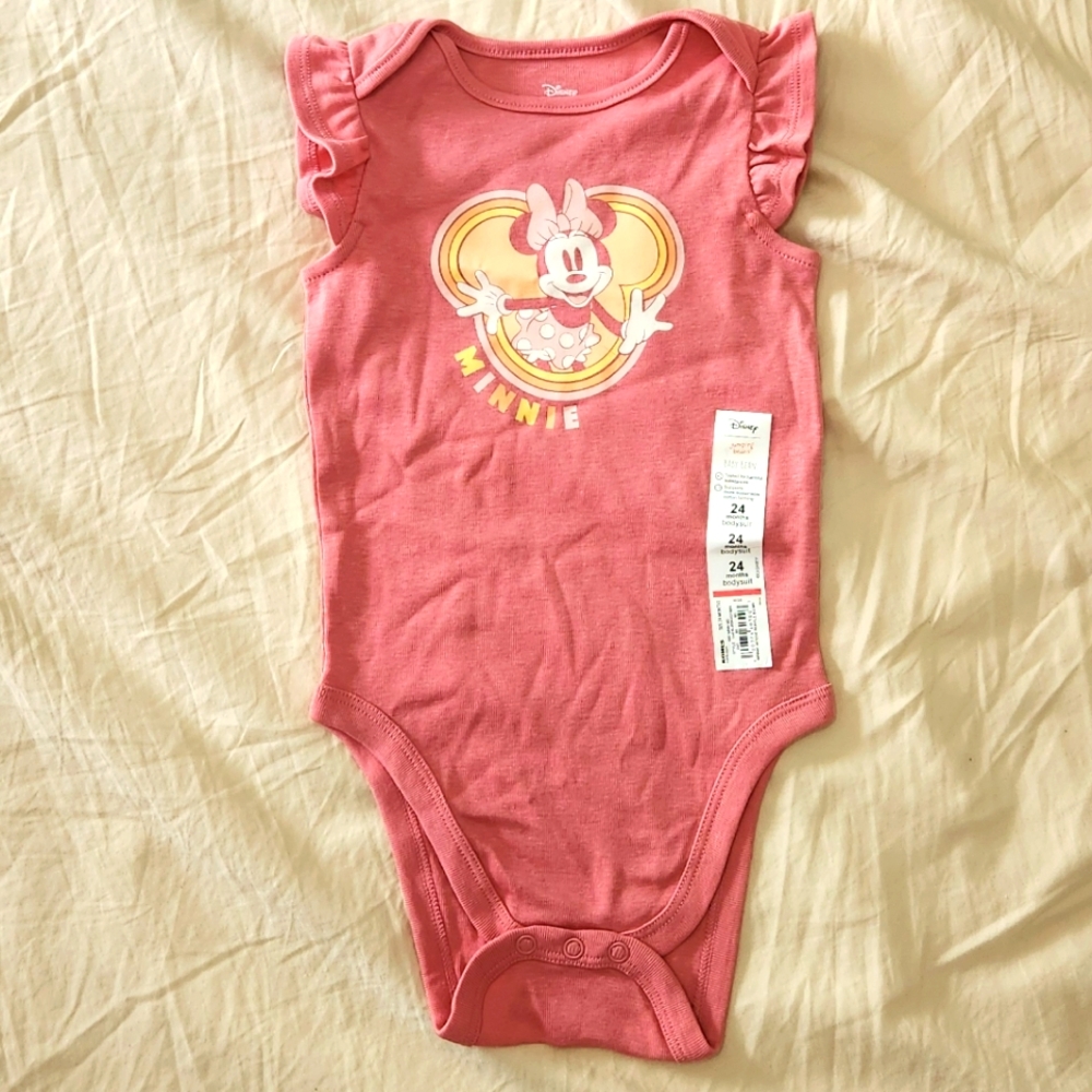 NWT Disney Minnie Mouse Onesie 24 months